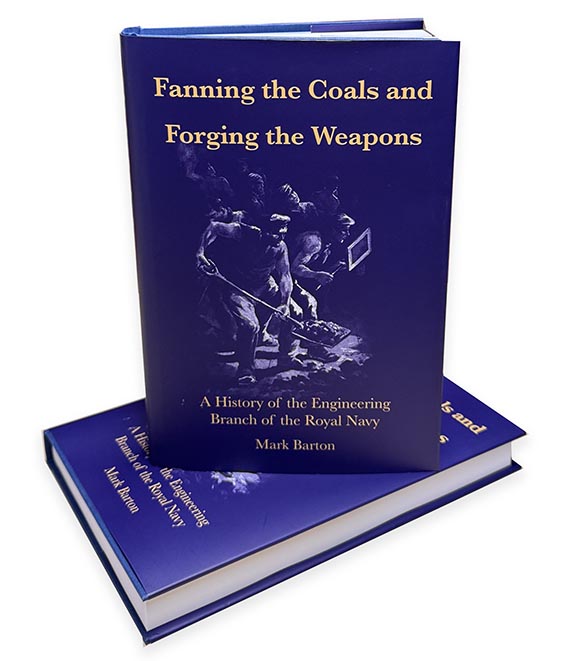 Two finished hardback copies of Fanning the Coals and Forging the Weapons by Mark Barton